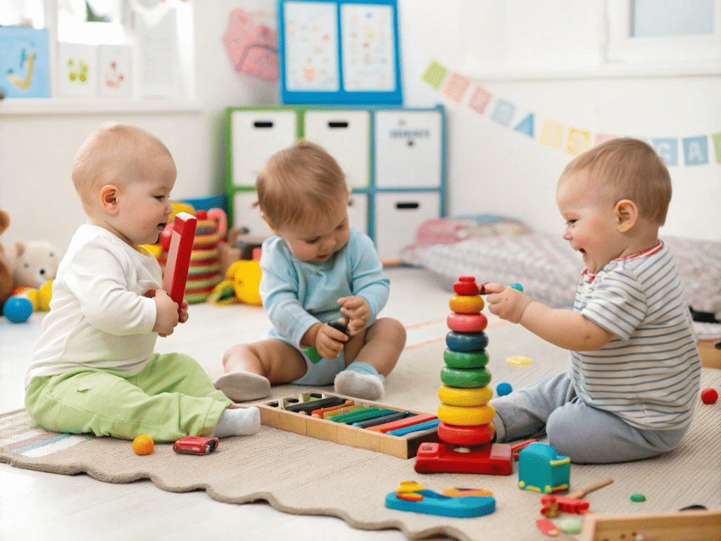 اسباب‌بازی نوزاد تا ۱۲ ماه